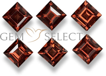 大量来自 GemSelect 的铝石榴石宝石 - 大图