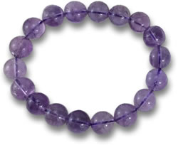 紫水晶串珠手链