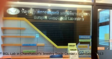 CGA 珠宝贸易中心的 BGL 实验室