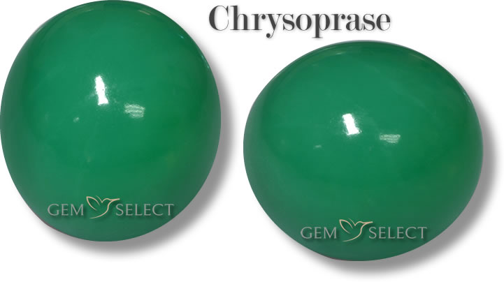 GemSelect 为双子座挑选的绿玉髓宝石 - 大图