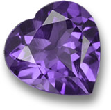 心形紫水晶宝石