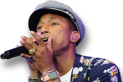 Pharrell 的宝石戒指和手链