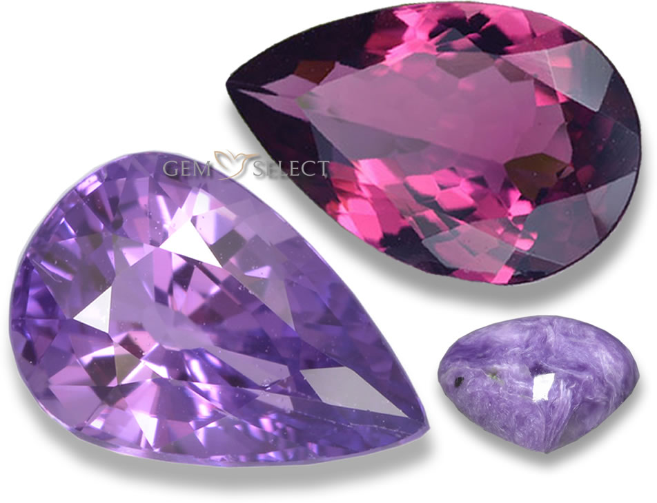 GemSelect 的紫色和紫罗兰色宝石 - 大图片