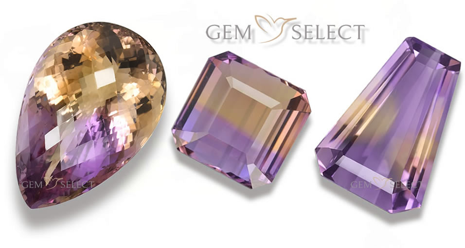 色块宝石 - 紫黄晶的大照片