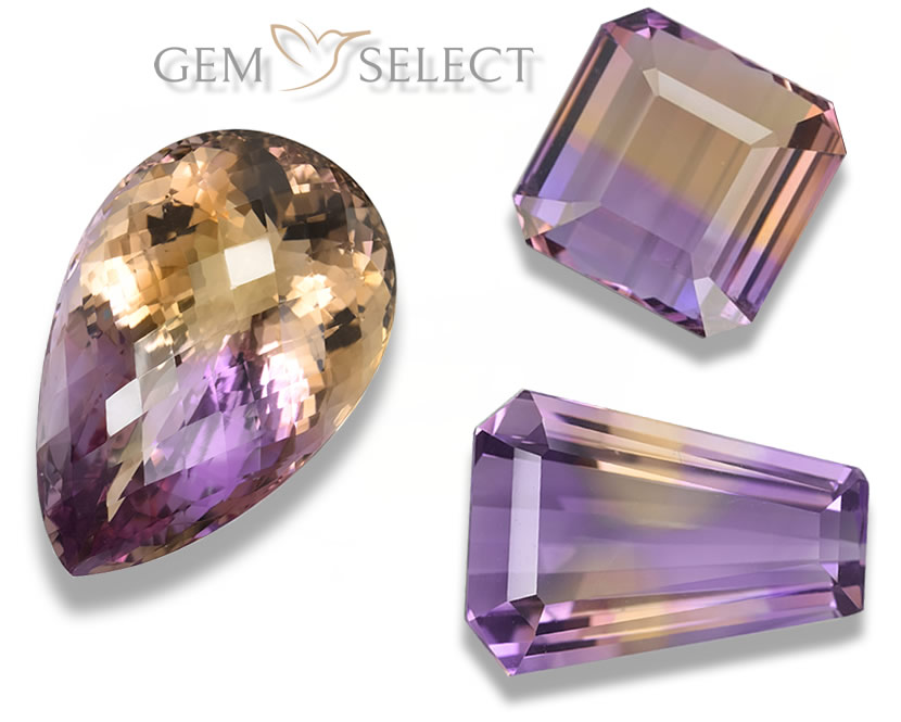 来自 GemSelect 的天然紫黄晶宝石 - 大图