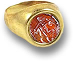 古希腊红玉髓图章戒指