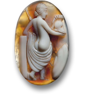 古罗马玛瑙浮雕维纳斯 - 爱女神