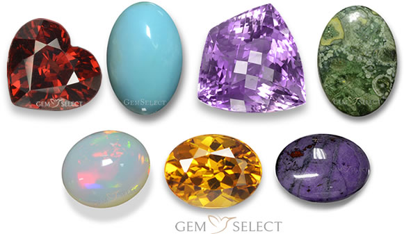 来自 GemSelect 的水瓶座十二生肖宝石 - 中图
