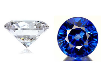校准钻石和蓝宝石