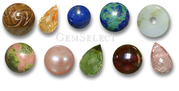 GemSelect 的彩色宝石珠