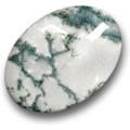 多色树枝状玛瑙 Multicolor Dendritic Agate Cabochon