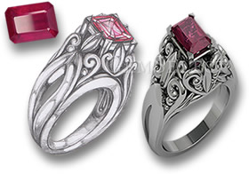 GemSelect 红宝石戒指设计流程