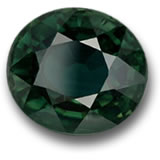 蓝绿色尖竹汶府蓝宝石 Blue Green Chanthaburi Sapphire