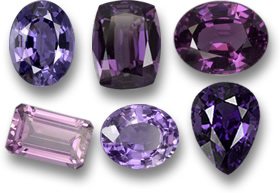 紫色尖晶石宝石