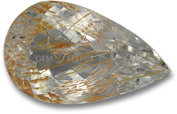 GemSelect 的金红石黄玉宝石 - 大图