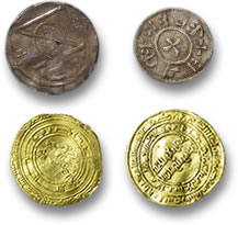 维京银币和罗马金币