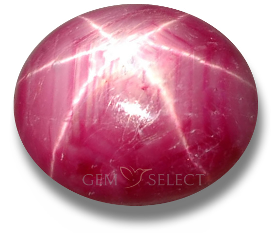 来自 GemSelect 的星光红宝石 - 大图片