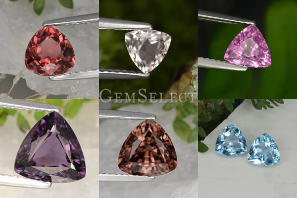 GemSelect 的 Trilliant 切割宝石