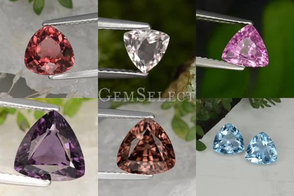 来自 GemSelect 的 Trilliant-Cut GemStones