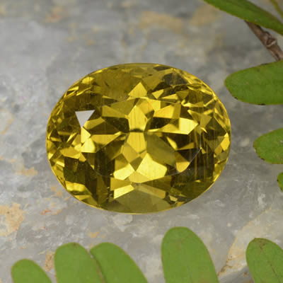黄色磷灰石宝石