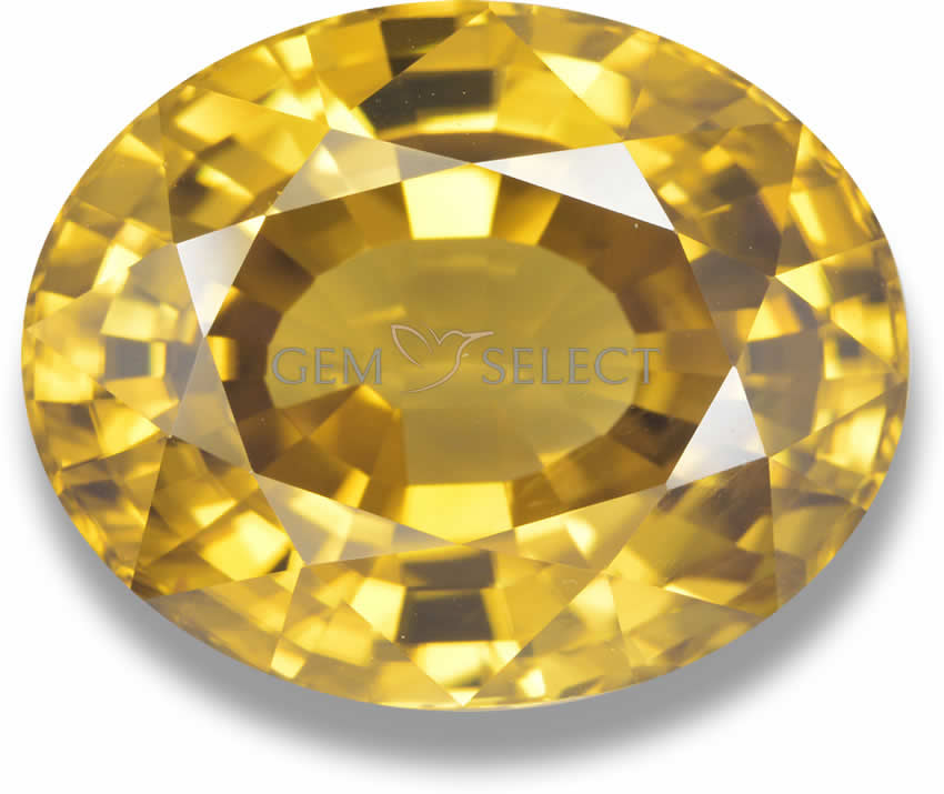 GemSelect 的黄色和金色宝石 - 大图