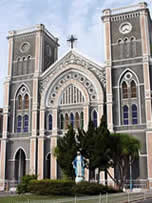 天主教大教堂在尖竹汶府，泰国