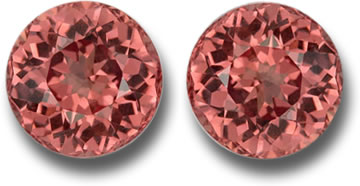 Pair of Fine Malaya Garnets