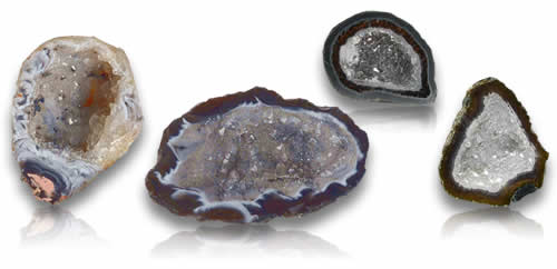玛瑙晶洞宝石