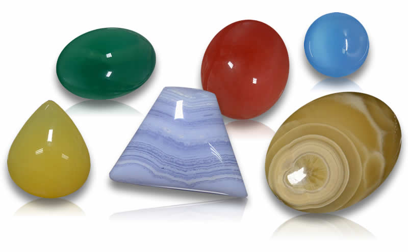 Loose Agate Stones - Natural Agate, Banded Agate, Moss Agate and Faceted Agate Gemstones
