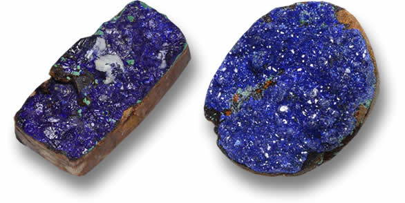 出售散装 Druzy 蓝铜矿