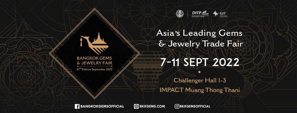 2022 年曼谷宝石和珠宝博览会 - 图片来源:www.bkkgems.com