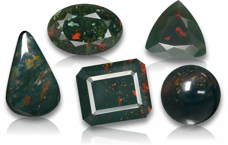 Shop Loose Bloodstone - Natural Bloodstone, Cabochon Bloodstone for Jewelry