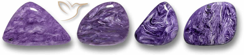 异形 Charoite 宝石