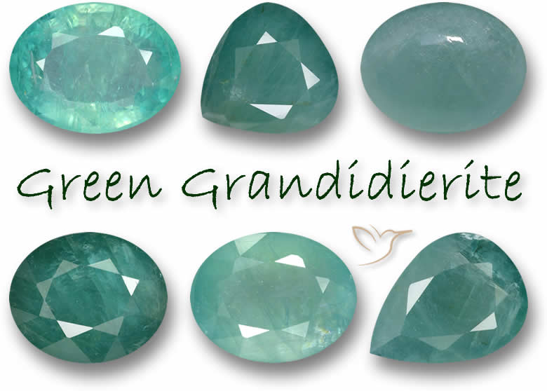绿色 Grandidierite 宝石