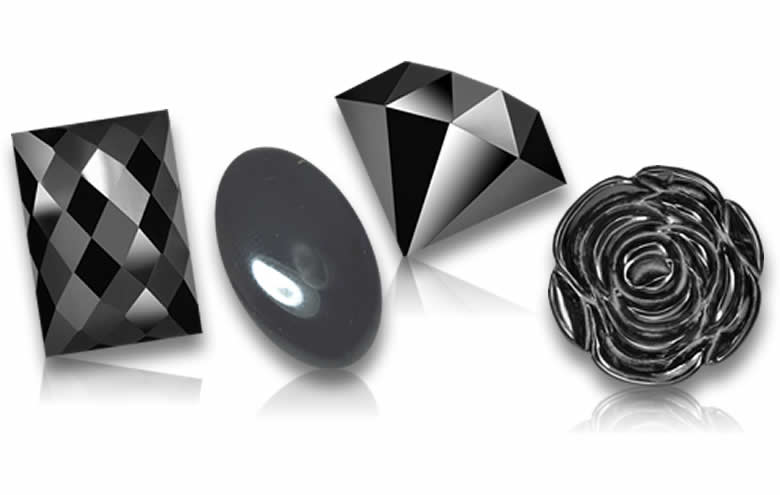 Loose Onyx Gemstones: Black Onyx, White Onyx and Banded Onyx for Jewelry | Onyx Carvings