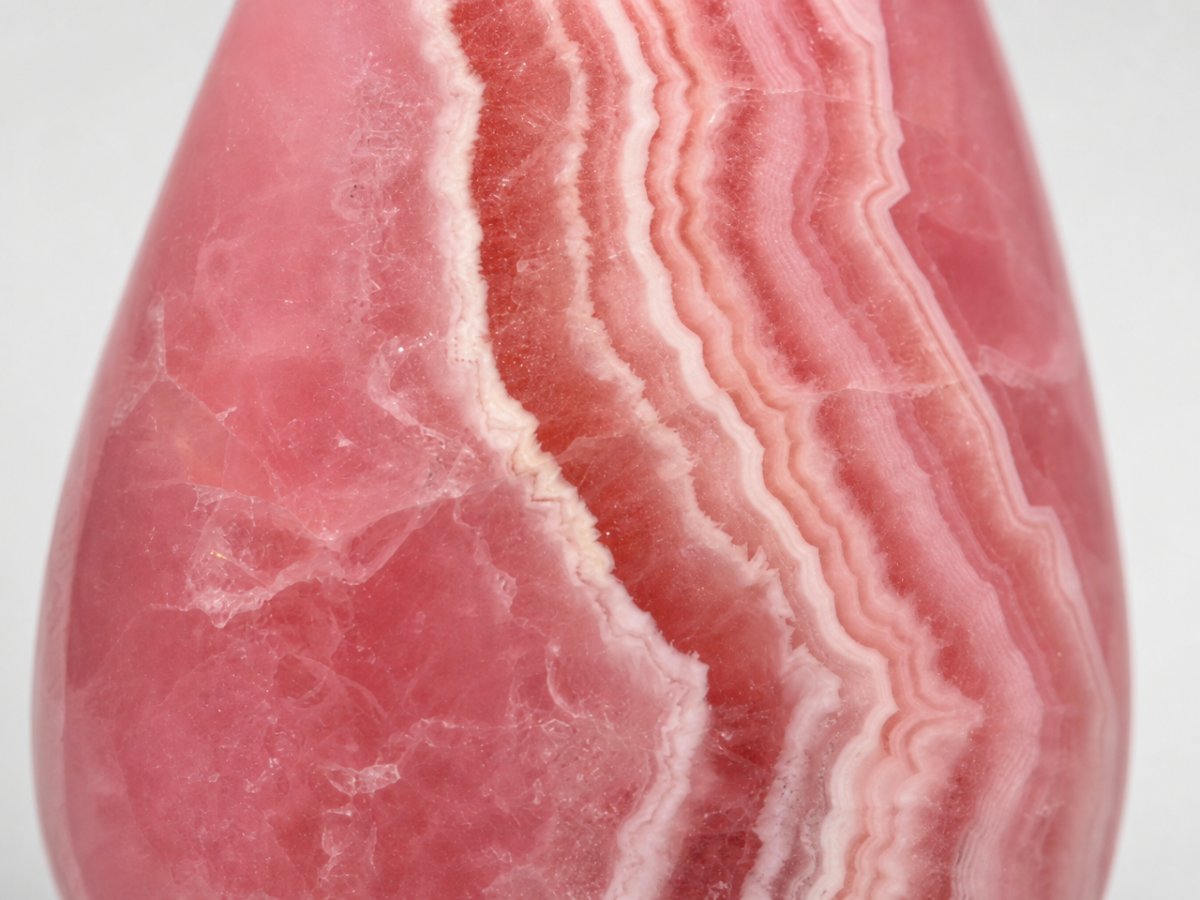 天然菱锰矿宝石的特写