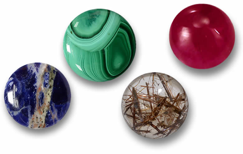 Round Cabochon Gemstones: Agate, Opal, Sapphire, Chalcedony Cabochons and more, Wholesale Round Cabochons
