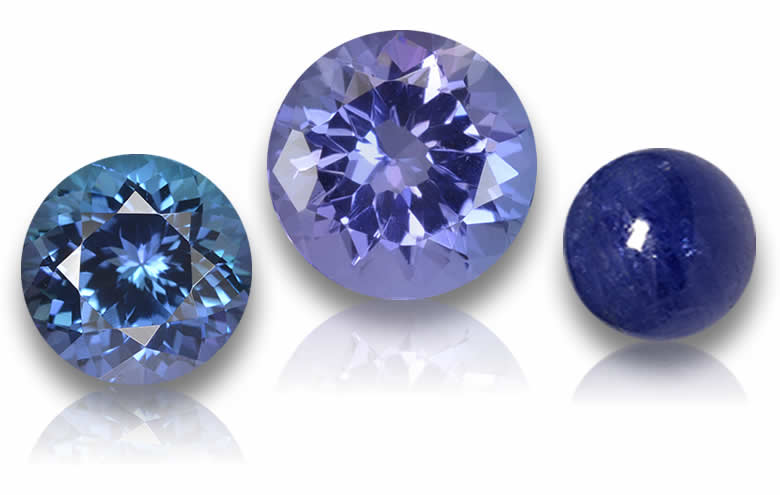 Shop Loose Round Tanzanite, Round-Cut Tanzanite for Jewelry, Wholesale Round Tanzanite