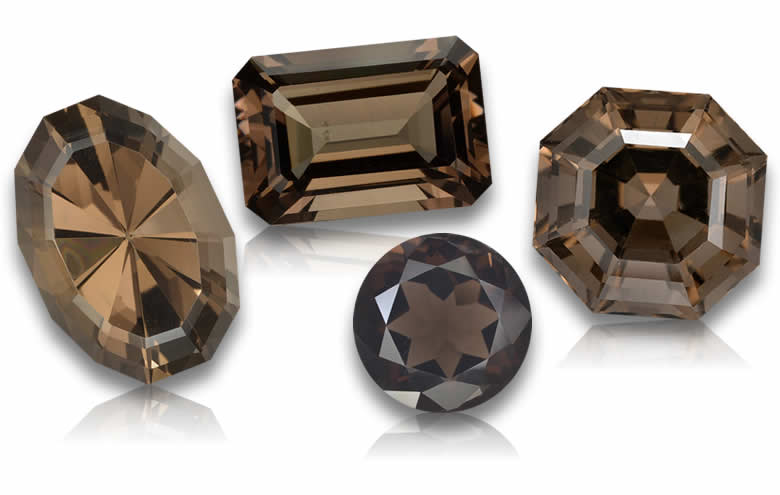 Smoky Quartz Gemstones - Natural, Certified
