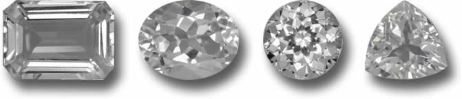 GemSelect 的白色托帕石诞生石