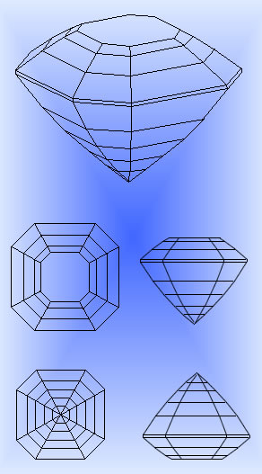 原始的 Asscher 剪裁 Asscher Cut