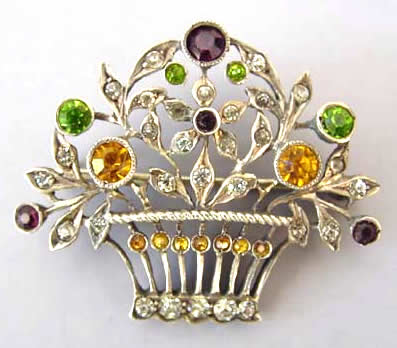 古董粘贴胸针 Antique Paste Brooch
