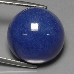 Dumortierite 石英凸圆形