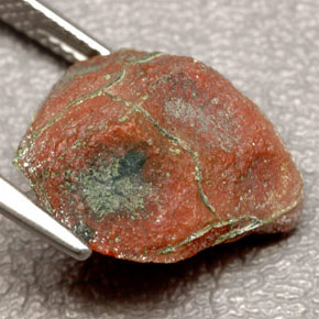 5.00克拉天然多色玛瑙晶洞，异形，15.6×12.4毫米，不透明