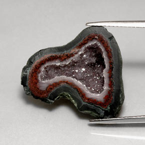 17.96克拉天然玛瑙晶洞，异形，不透明