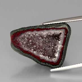 16.82克拉天然玛瑙晶洞，异形，不透明