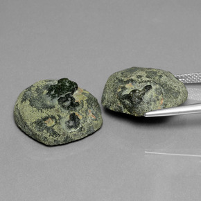 天然多色玛瑙晶洞，异形，19.9×18.4毫米，不透明