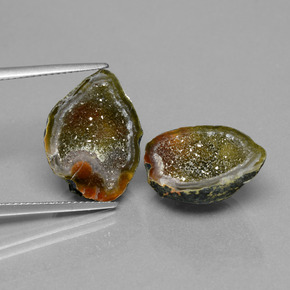 克拉天然玛瑙晶洞，异形，不透明