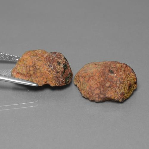 29.40天然多色玛瑙晶洞，异形，20.5×17.5毫米，不透明