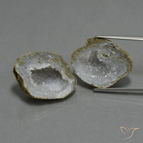 29.27ctw 天然 彩色 玛瑙晶洞, 花式切割, 不透明